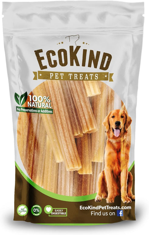 EcoKind Pet Treats Premium Gold Chicken Flavored Churro Chews, 10 Sticks for Small to Large Dogs