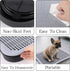 Dmnnlp 20"x15.5"x1.4" Indoor Dog Potty Tray with Splash Guard, Pee Pad Holder for Puppies & Small Dogs, Waterproof