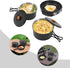 Josbuynls Set, 304 2-3 Camping Cookware Pots and Pans Stainless Stee Camping Cookware Mess Kit with Frying Pan Large