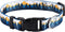 Adjustable Fancy Floral Dog Collar for Small Medium Large Dogs, Various Pattern Design Pet Collars (L, Autumn Landscape)
