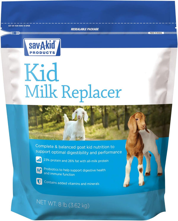 Sav-A-Kid Goat Milk Replacer - 8 Pound (8 LB) Bag