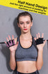 SUJAYU Workout Gloves for Women Men, Barehand Gloves for Weight Lifting, Weight Grips for Women Gym Gloves for Women