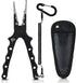 Piscifun Fishing Pliers - Saltwater Fishing Pliers with Split Ring, Fish Hook Remover, Fishing Gear Gifts