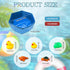 VEINARDYL 2 5 Swimming Swimming pcs Cat Pool Toys with pcs Toys, Foldable PVC Cat Splash Play Pool Water Mat Funny