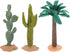 Hemoton 3pcs Artificial Cactus Plant Set with Faux Succulents and Miniature Desert