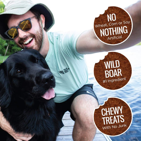 Smart Cookie All Natural Dog Treats - Wild Boar & Sweet Potato, Training Treats for Dogs
