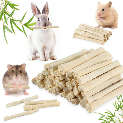 Sukh 240g Sweet Bamboo Chew Sticks - Rabbit Chew Sticks & Bamboo