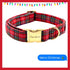 Unique Style Paws Christmas Dog Collar Bow Tie, Adjustable Collars for Small Medium Large Dogs
