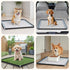 2 Pack 4 24" 24" LOOBANI Dog Pee Pad Holder - Silicone Puppy Pad Holder - High Edge Dog Potty Tray with Holder Clamps