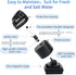 40-100 1056 hygger Wave Maker for Gallon Aquarium with Magnetic Mount Quiet Powerhead for Saltwater and Freshwater Fish