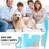 Cat & Dog Grooming Set, Fine Tooth Comb for Removing Dandruff Flakes & Hair in Blue