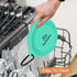 Portable Collapsible Dog Bowl - Food Grade Silicone, Large Capacity, Easy to Wash, Ideal for Outdoor Camping (Green)