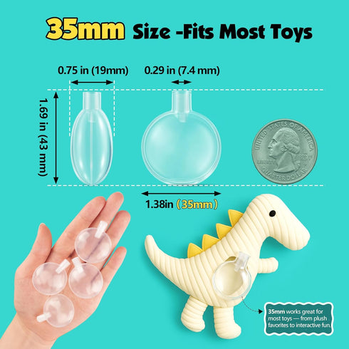BBeary 10pcs 35mm Squeakers for Dog Toys - Replacement Dog Toy Squeakers