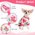 Dog Pajamas for Small Dogs - Summer Pet Onesies for Chihuahua Yorkie Teacup, Cute Soft Material (X-Small, Watermelon)