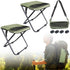 COMELY Folding Stool Backpacking Chair Portable: 700g Lightweight Pocket Chair for Adults,