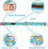 MR. CHUBBYFACE Spring Summer Dog Collar, Cute Blue Beer Collar for Small Medium Large Dogs