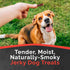 Miss Nelly's All Natural Beef Jerky Dog Treats - Original Smoke House Recipe - Minimally Processed Soft Sticks - Made