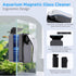 SEAOURA Magnetic Aquarium Cleaner, Dual-Sided Algae Scraper, Floating Anti-Scratch Magnetic Glass Brush for Freshwater