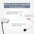HITOP 2W Single Outlet Aquarium Air Pump - 1.5L/Min Quiet Oxygen Pump for Small Tank up to 15 Gallon