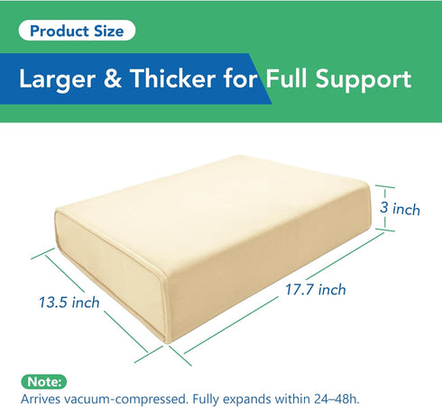 2 Pack 3'' Codi Stadium Seat Cushion Thick Waterproof Portable Bleacher Pad for Outdoor Games and Sports, Lightweight