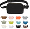 Waist Pack for Running, Fanny Pack for Women and Men, Adjustable Strap Crossbody Belt Bag for Sports, Black