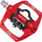 MTB Mountain Bike Pedals by Pedal, Compatible with Dual Function Sealed Clipless Aluminum 9/16" Flat Platform with