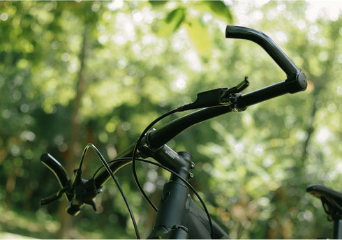 Thinvik Bike Bar Ends, Aluminium Alloy MTB Handlebar Ends, Bike Bar Extender, Black