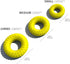 Playology Dog Toys | Dual Layer Ring Durable Chew Toy for Aggressive Chewers | Jumbo Chicken Scented Toy - Easy