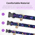 Adjustable Dog Collar with Buckle for Cute Girl and Boy Dogs, Soft and Fancy with Flower Design for Small, Medium, and