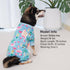 KYEESE X-Large Dog Pajamas - Quick-Dry Mesh Pjs for Small Dogs, Lightweight UV-Protective Flamingo Pattern Costume