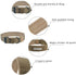 EXCELLENT ELITE SPANKER 1.5" Width Adjustable Military Dog Collar, Coyote Brown, Metal D Ring & Buckle