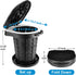 imodomio Retractable Portable Toilet Camping Toilet - Adjustable Height Camp Toilet Portable Potty for Camping, Car