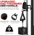 Gym Exercise Handles, Replacement Attachments for Cable Machine Pulleys, Home Gym Add On Equipment