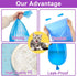 SOHBCLE 4-Pack Cat Litter Refill Bags| Cartridges Compatible with Genie Cat Litter Refills Standard,Plus and Style Pail