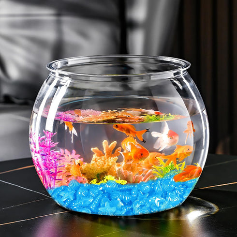 300pc Fish Tank Glow Rocks, Glow in The Dark Pebbles for Aquarium, Garden, Ponds Decor, Blue