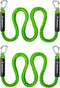 Obcursco Bungee Dock Line, Jet Ski Dock Line with Double Stainless Steel Clips, Boat Snubber Rope for PWC