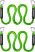 Obcursco Bungee Dock Line, Jet Ski Dock Line with Double Stainless Steel Clips, Boat Snubber Rope for PWC