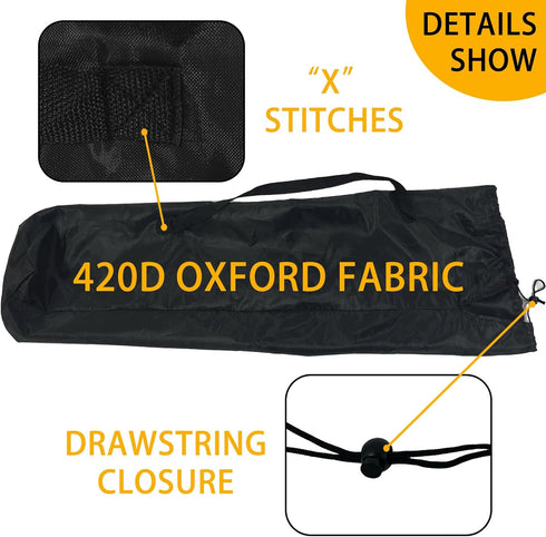 (41"x10.5"x8.5" 2 Pack Hammock, 420D Bolosy Large Camping Chair Bag Replacement Bag, Replacement Carrying Bag for Camp