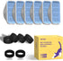 3.2L/108oz 6 Pack 6 PEKTACO Cat Water Fountain Replacement Filters & Pre-Filter Sponges for Automatic Pet Fountain, Dog