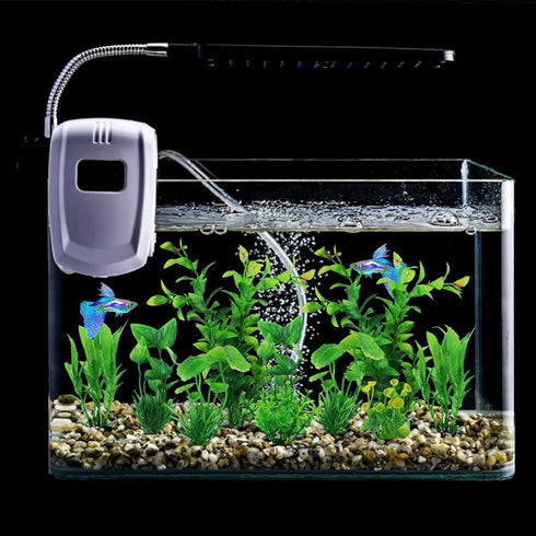 Fish Tank Accessories, 10pcs Green Plastic Plants for Aquarium Decor and Fish Tank Decorations