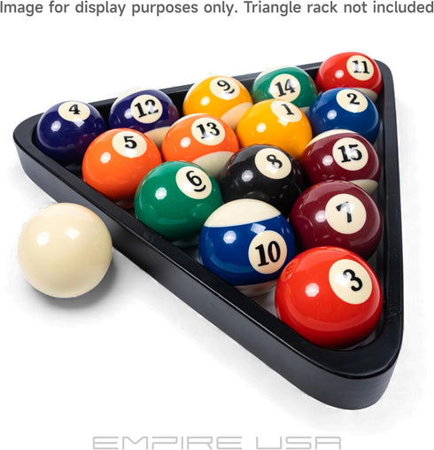 Set 2.25 Set Empire USA Billiard Economy Balls Regulation Pool Balls, Premium Resin Billiard Ball with Cue Ball