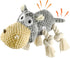 Dog Toys for Aggressive Chewers, Squeaky Toys to Keep Large Dogs Busy, Durable Gray Dog Toys