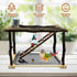 Tfwadmx Parrots Playstand Bird Play Gym Cockatiel Playground Wood Perch Stand Climb Swing Ladders Chewing Toys