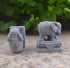 Asian Aquarium Foo Dogs Statue, Fish Tank Decorations, Feng Shui Elephant Ornaments for 10 Gallon Tanks
