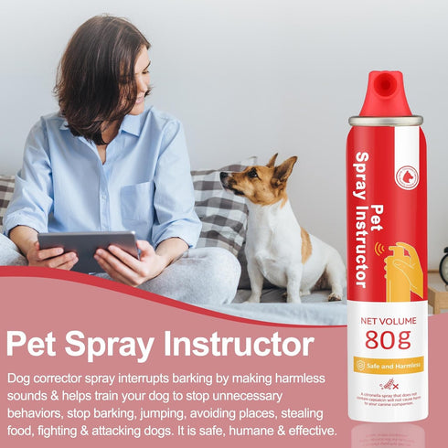 Corrector Spray Dog Trainer, 80ml 4 Pack to Stop Barking, Food Stealing, and Unwanted Dog Behavior, Safe Formula