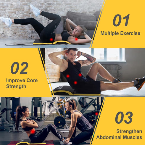 POWER GUIDANCE Ab Exercise Mat - Sit Up Pad for Full Range of Motion Ab Workouts