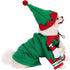 Mogoko Dog Cat Christmas Elf Costume, Funny Pet Cosplay Dress with Cap for Xmas (XL Size)