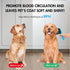 Dog Self Cleaning Slicker Brush for Shedding, Ideal for Short Long Haired Dogs, Removes Loose Fur, Blue