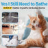 (5 oz) Mooncat Waterless Cat Shampoo and Brush Kit - No Rinse Foam Bath for Long Hair Cats - Grooming for Sensitive