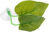 Fudax Artificial Leaf for Betta, Suction Cup Looking Artificial Plant Leaf for Aquariums Supply
